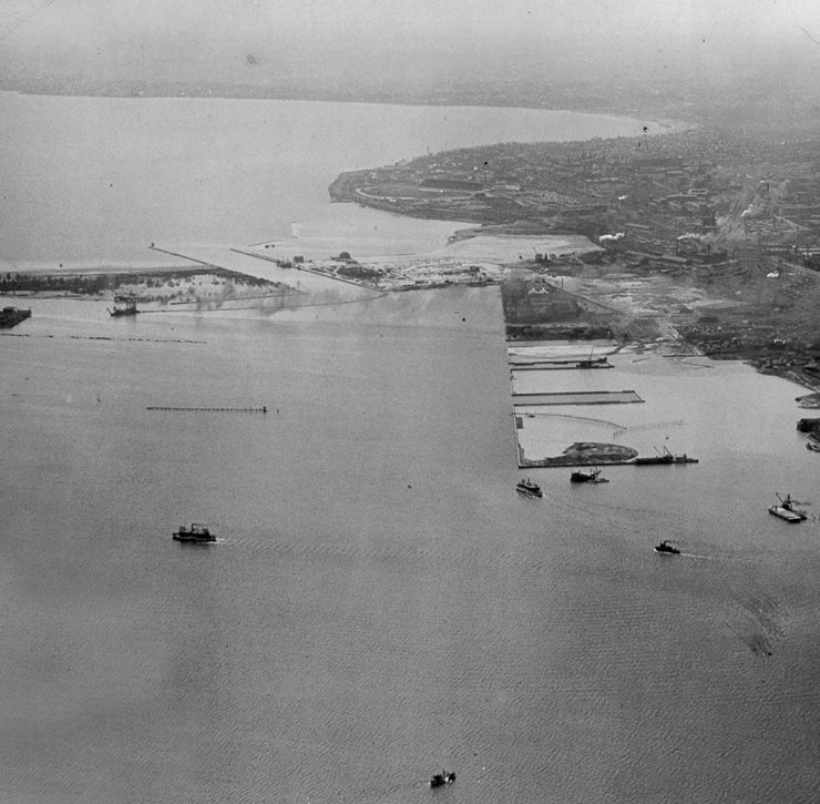 The airport location aerial photo 1920