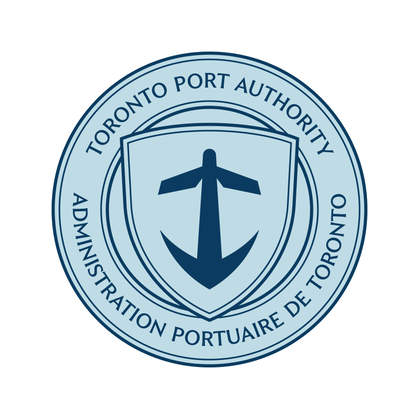 Toronto Port Authority bilingual crest.