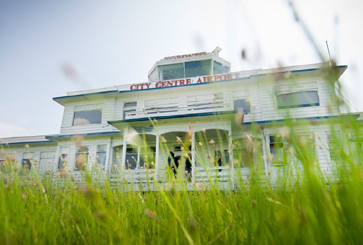 old airport terminal