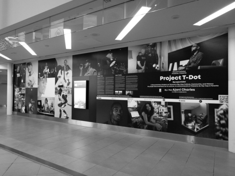 Black and white photography exhibit