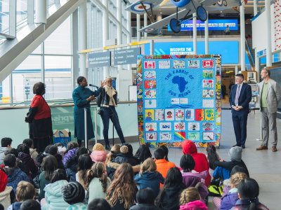 quilt unveiling event