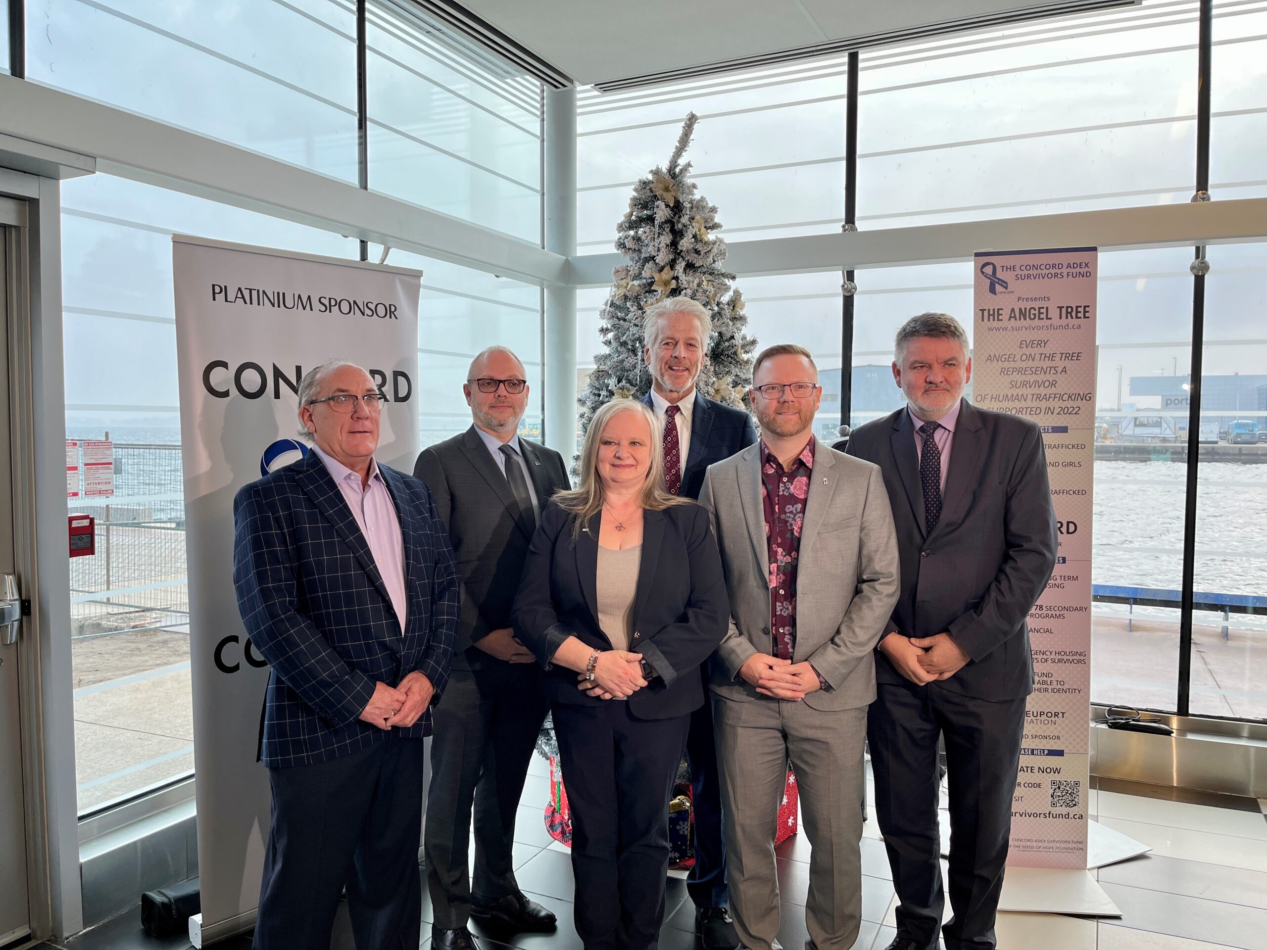 Representatives at a Concord Adex Survivors Fund event.